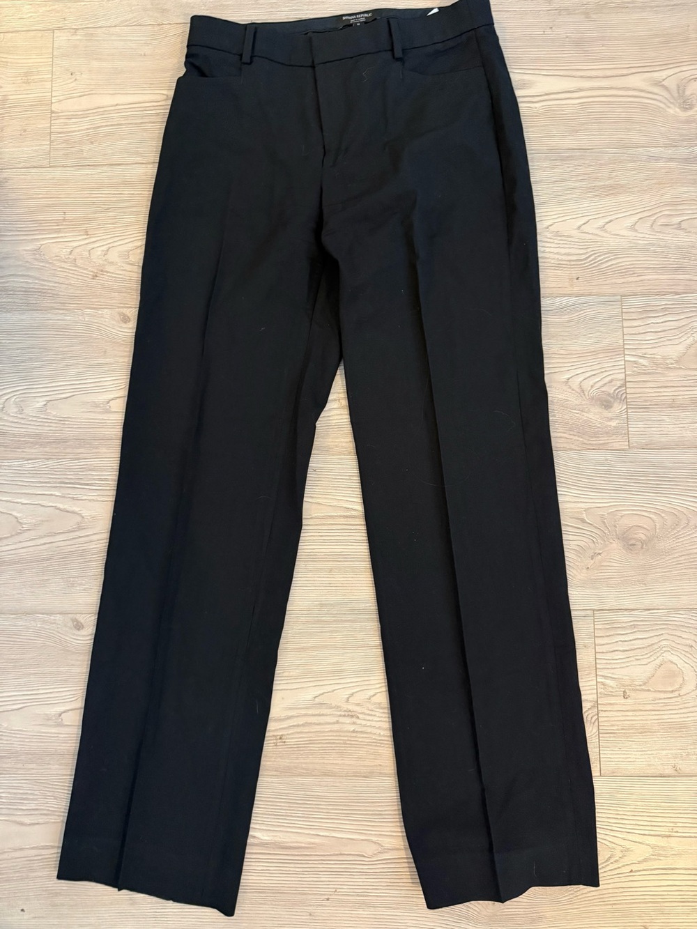 BANANA REPUBLIC ULTRA HIGH-RISE MODERN STRAIGHT ITALIAN LIGHTWEIGHT WOOL PANT